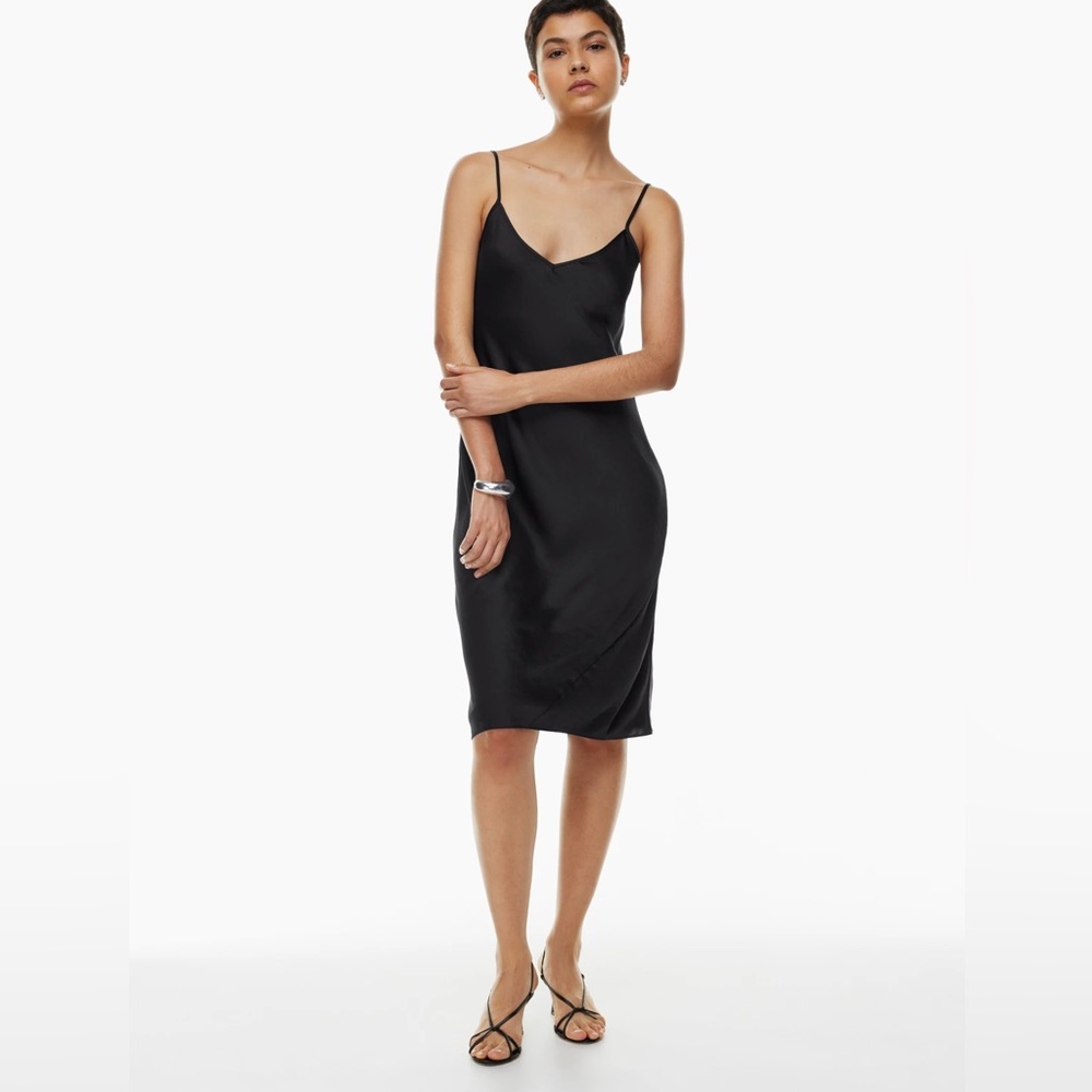 ARITZIA Wilfred Slip Dress black size XS